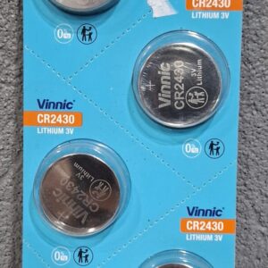 Vinnic Lithium Batteries 3V CR2430 pack of 1 piece