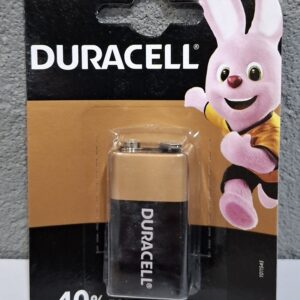 Duracell Alkaline Batteries 9V pack of 1 piece