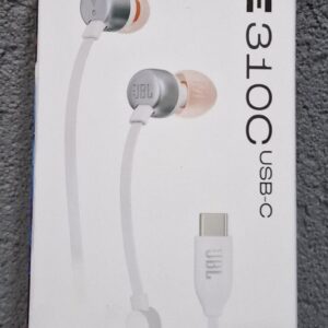 JBL Earphones Tune 310C White for USB-C port