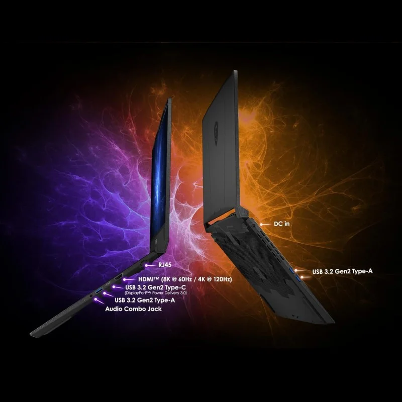 MSI KATANA Laptop Intel i9 14900HX 32Gb RAM 1 Tb SSD NVME RTX 5070 8Gb Dedicated QHD+ 2560 x 1440 165 Hz B14WGK-016US - Image 4